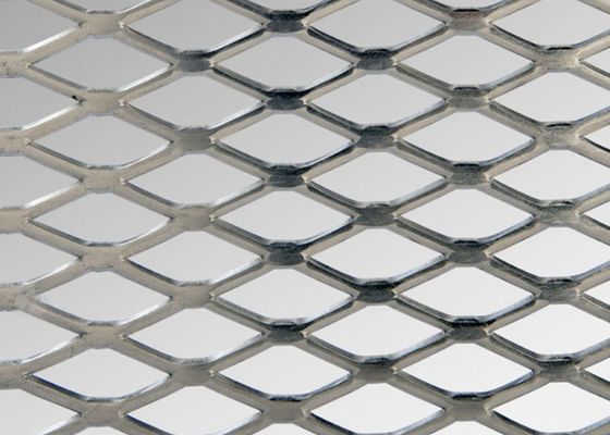 Diamond Shaped Opening Stainless Steel Expanded Metal For Architectural Barriers