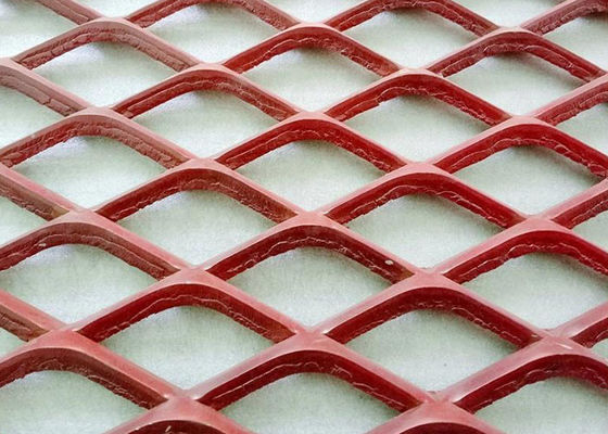 Fencing Raised Expanded Metal Diamond Mesh Carbon Steel 3.14lbs Grating Grid