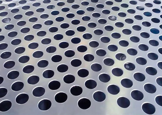 Durable Strong Structure Titanium Perforated Metal In Industry Decoration Ventilation