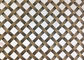 Antique Brass Ss 1mm Woven Wire Mesh Screen Crimped For Architectural Projects