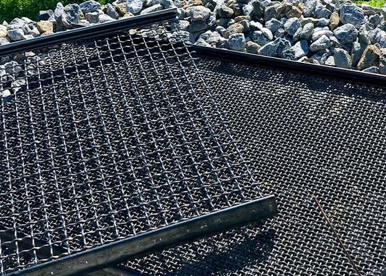0.71mm Stone Crusher Mesh / Dressing Mine Screen Low Carbon Steel