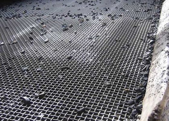 0.71mm Stone Crusher Mesh / Dressing Mine Screen Low Carbon Steel