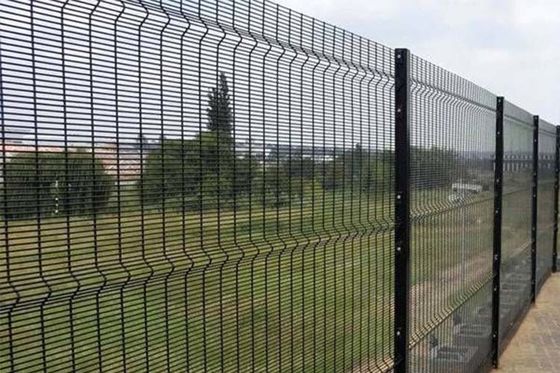60 × 60 Mm Post Pressed 358 Security Fence Horizontal V Shaped Beams