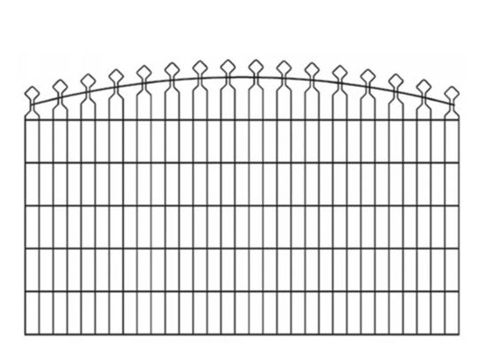 Steel 868 Double Wire Fence 50x200mm Mesh 0.63-2.63m Height