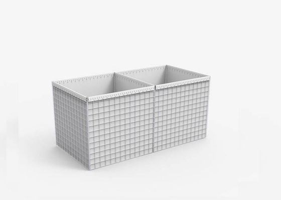 Defensive Bastion 50 × 50 mm Gabion Barrier For Military Defense And Flood Protection