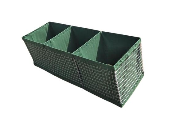 Defensive Bastion 50 × 50 mm Gabion Barrier For Military Defense And Flood Protection