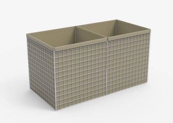 Defensive Bastion 50 × 50 mm Gabion Barrier For Military Defense And Flood Protection