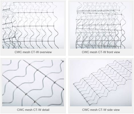 2mm گالوانیزه Welded سیم میش لوله زیر دریایی بتن پوشش تقویت