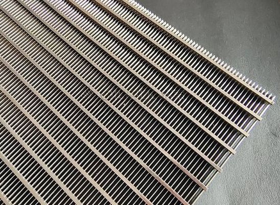 Stainless Steel Wedge Wire Screen Panels 500-2000mm Width