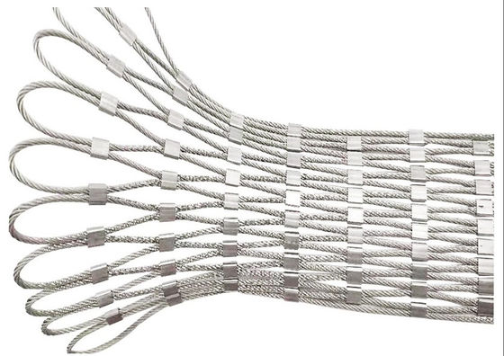 Ss316 Diamond Stainless Steel Cable Net Oem Odm For Stair Railings