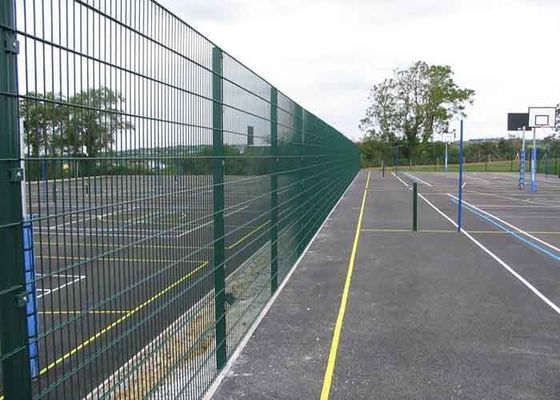 High Rigidity Welded Wire Security Fence Anti Korosi