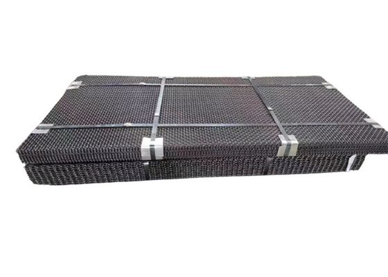 Woven Vibrating Mining Screen Mesh Size 12.5mm Double Crimped