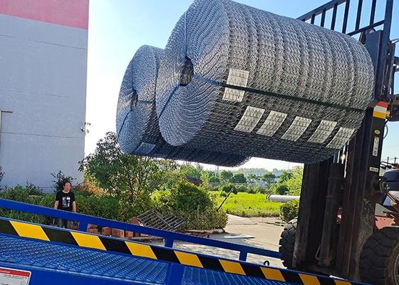6 8 10 Line Wires Galvanized Welded Mesh For Concrete Weight Coating