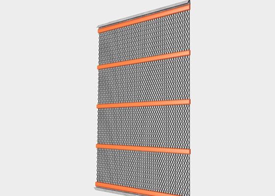 Triangle Self-Cleaning Mining Screen Mesh 1.2-5mm Wire Diameter
