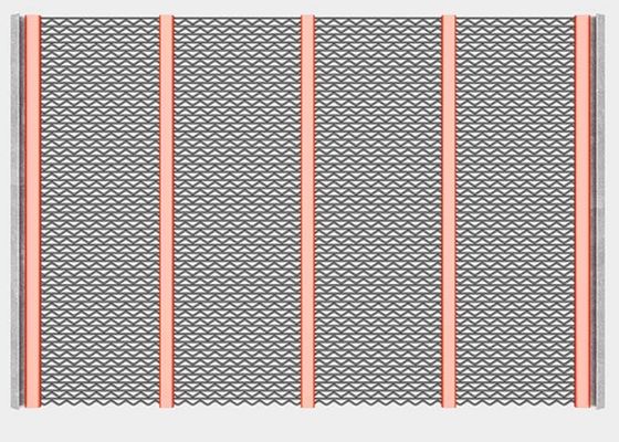 Triangle Self-Cleaning Mining Screen Mesh 1.2-5mm Wire Diameter
