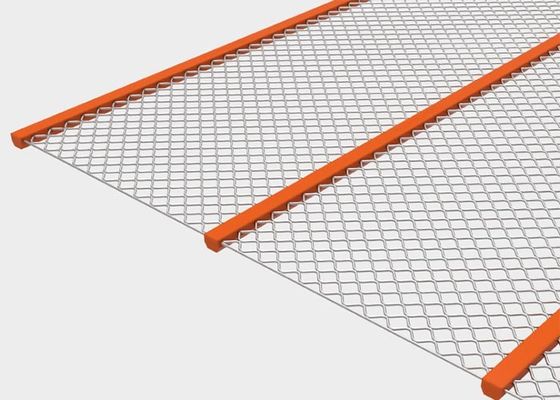 PU Support Strip Diamond Opening Self Cleaning Screen Mesh