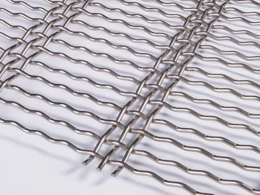 Carbon Steel Slot Woven Mining Screen Mesh 1.25-4mm Wire Diameter