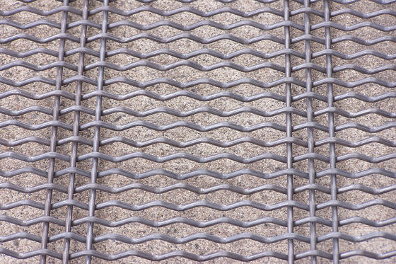 Carbon Steel Slot Woven Mining Screen Mesh 1.25-4mm Wire Diameter