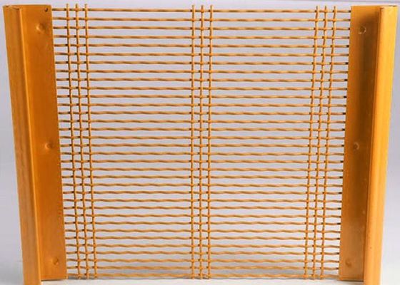 Powder Coating Vibrating Screen Mesh Self Cleaning Metal High Strength Anti Blocking