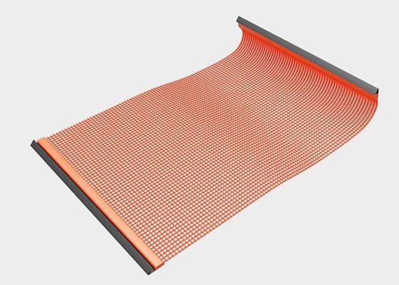 Red Square Bonding PU Screen Mesh - Polyurethane Screen Mesh