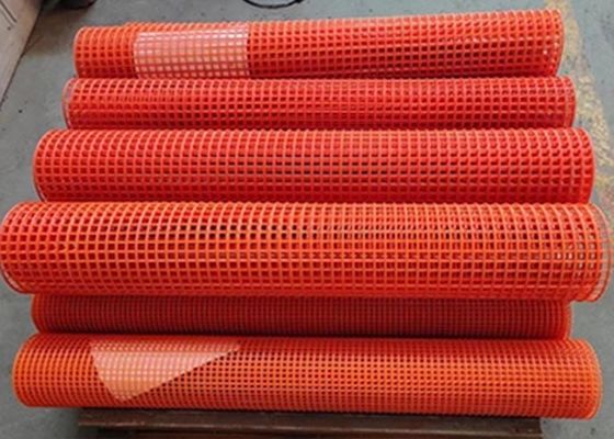 Red Square Bonding PU Screen Mesh - Polyurethane Screen Mesh