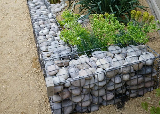 Unique Design Creates Garden Gabion Baskets For Decorative Additions To Gardens Parking Lots