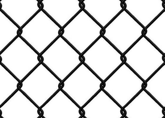1800mm Wide Roll Of 2.5mm Outside Diameter PVC Plastic Coated Chain Link Fencing Mesh