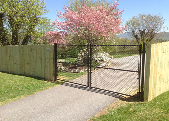 Chain Link Fence Gate Decorates Yards And Gardens And Protects Your Property