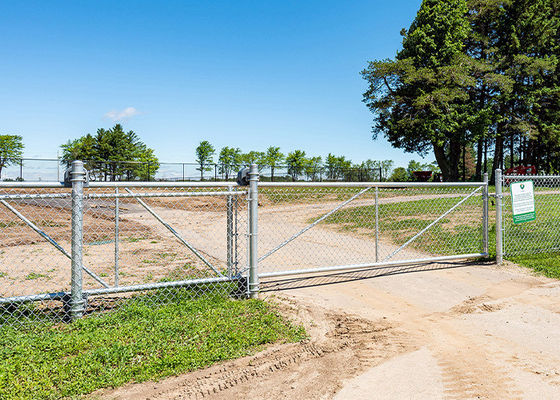 Chain Link Fence Gate Decorates Yards And Gardens And Protects Your Property