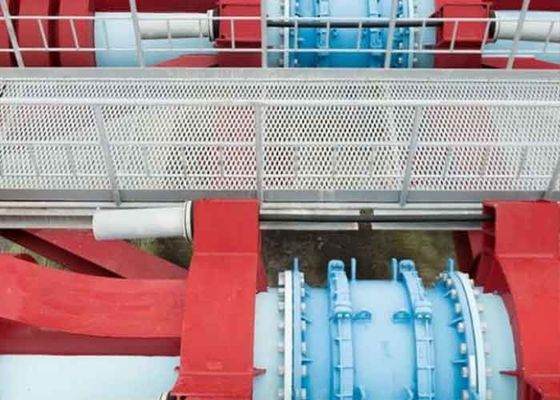 Anti-Skid Expanded Metal Walkway 75-135mm LWD 3-5mm Thickness