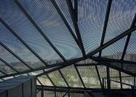 Aluminum 2.5mm Thickness Expanded Metal Sunshade Shields Building From Strong Sunlight