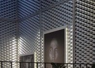 Aluminum Diamond 0.8mm Thickness Expanded Metal  Interior Wall Decoration Designs