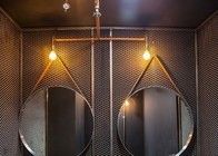 Aluminum Diamond 0.8mm Thickness Expanded Metal  Interior Wall Decoration Designs
