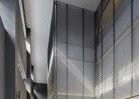 Aluminum Diamond 0.8mm Thickness Expanded Metal  Interior Wall Decoration Designs