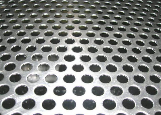 0.8mm Hole Galvanized Round Hole Perforated Metal Sheet For Building Facades
