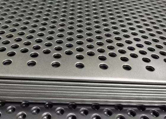 0.8mm Hole Galvanized Round Hole Perforated Metal Sheet For Building Facades