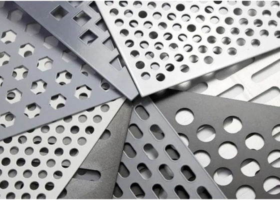 Round Perforated Wire Mesh Panels Various Hole Diameters for Industrial Applications