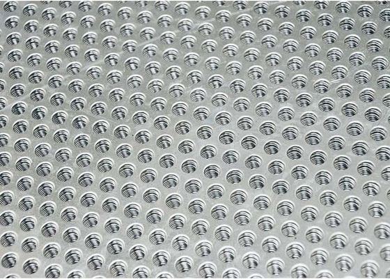 Staggered Center Perforated metal Sheets ASTM B209 Standard Various Materials Open Areas 5% - 79%