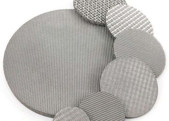 Stainless Steel 316 Sintered Filter Disc 100-300mm Diameter