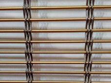 Woven Wire Flexible Metal Drapery Competent For Interior And Exterior Ornamentation