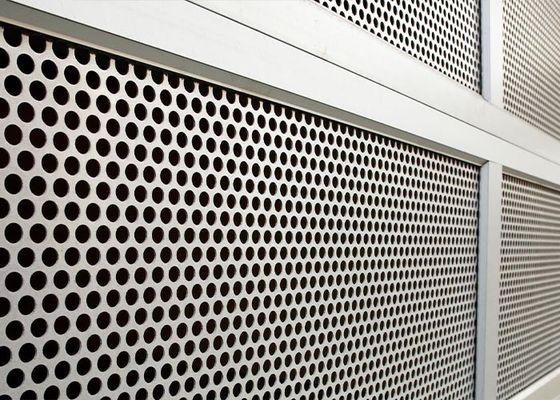 2mm Perforated Aluminum Security Screen 40% Open Area 750-1200mm Width