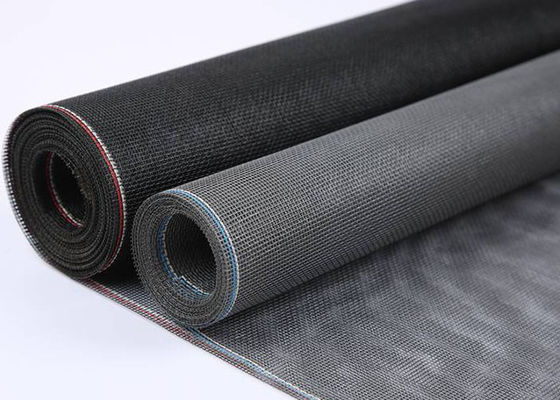 Black Fiberglass Yarn Plain Weave Window Screen Rolls