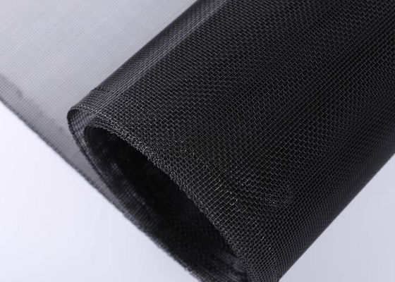 Black BWG32 BWG34 Aluminum Window Screens For Mosquito Screen Mesh