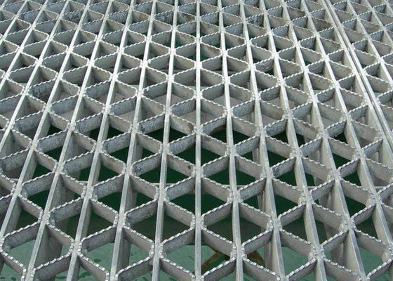 Riveted Steel Grating 3/4" Bearing Bar Spacing High Load Capacity
