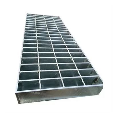 Flooring Hot Dipped Galvanized Steel Bar Grating 1.5m Width Anti Skiding