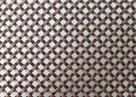 Versatile 2mm Thickness Decorative Wire Grilles For Cabinet And Architectural Decorations 31% Open Area
