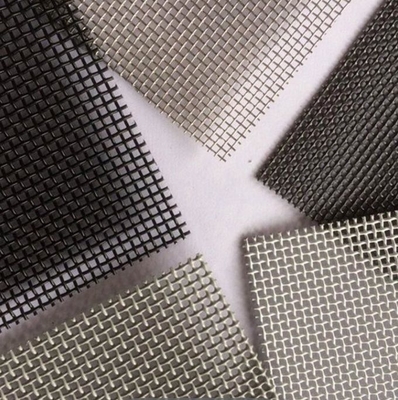 Stainless Steel 304 Security Mesh Window Screen 0.10mm-0.26mm Wire