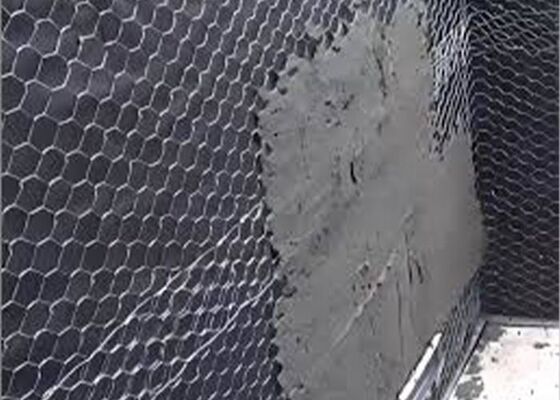 Hexagonal Wire Mesh Used As Stucco Mesh To Reinforce Roof And Wall