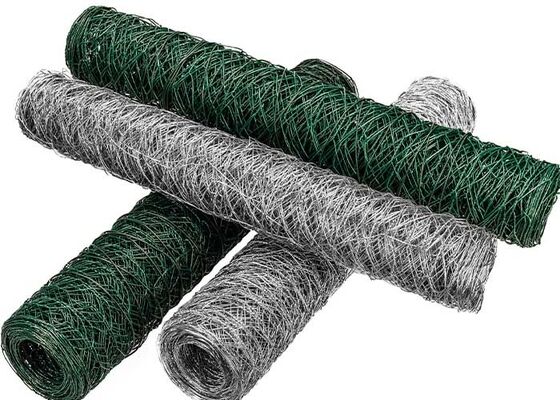 Galvanized, PVC Coated And Stainless Steel Poultry Netting