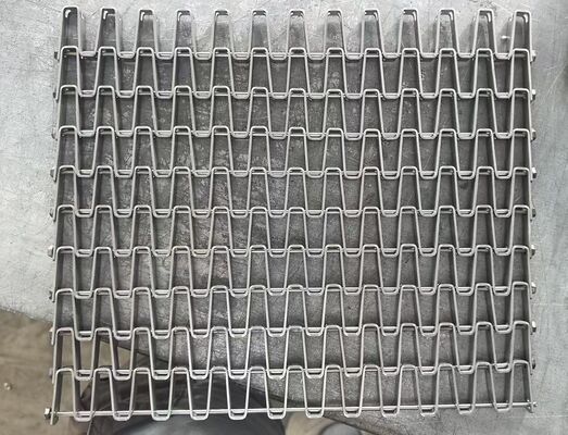 SUS304 Intermediate Pin 3mm Rod Diameter 9.4mm Strip Height 12.7 Mm Spiral Pitch Metal Conveyor Belt Spare Part